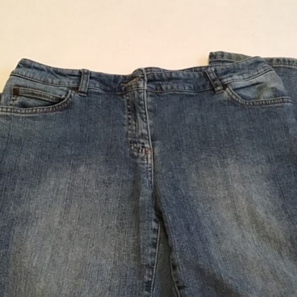 90s Vintage INC Denim Exclusive Decoration on the one side size 10P Jeans - Picture 2 of 7